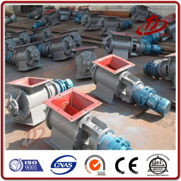 Bulk material bottom rotary discharge valve